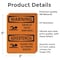 Signmission Safety Culture Sign, 3.5 in Width, Vinyl Decal, Rectangle, Bilingual OS-2PACK-WS-D-35-L-12844 - alternate 3